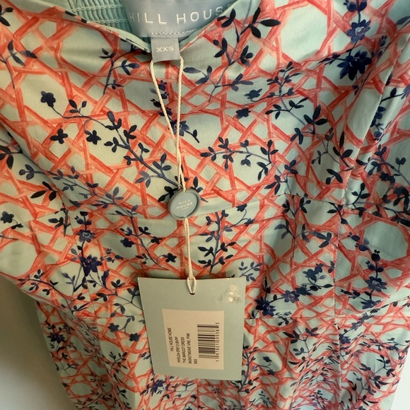 Hill House Pink and Blue Floral Margot Dress - Picture 2 of 2